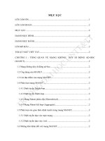 Phân tích và đánh giá hoạt động của một số giao thức định tuyến trong mạng MANET 