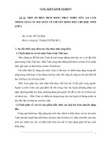 SKKN một số BIỆN PHÁP KHẮC PHỤC THIẾU sót, SAI lầm TRONG GIẢI các bài TOÁN về CHUYỂN ĐỘNG đều CHO học SINH lớp 5