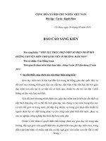 SKKN TIẾP tục THỰC HIỆN một số BIỆN PHÁP bồi DƯỠNG CHUYÊN môn CHO GIÁO VIÊN ở TRƯỜNG mầm NON 