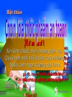 Lựa chọn thực phẩm an toàn