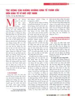 Tác động của cuộc khủng hoảng kinh tế toàn cầu đến kinh tế vĩ mô việt nam 