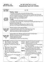 Kế hoạch chủ đề 2 Bé và các bạn