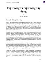 Thị trường và thị trường xây dựng