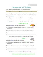 Lý thuyết và bài tập quy tắc phát âm 