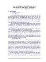 skkn dạy học tích cực thông qua sử dụng phương pháp thực hành thí nghiệm trong hoá học 8 ở trường THCS