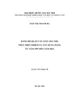 đảng bộ quận cầu giấy hà nội thực hiện nhiệm vụ xây dựng đảng tu nam 1997 den nam 2012 