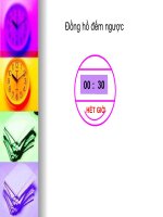 Đồng hồ đếm ngược 30 giây 