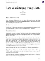 Lớp và đối tượng trong UML 