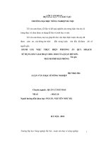 ĐÁNH GIÁ VIỆC THỰC HIỆN PHƯƠNG án QUY HOẠCH sử DỤNG đất GIAI đoạn 2001  2010 của QUẬN đồ sơn  