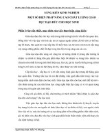 SKKN một số biện pháp nâng cao chất lượng giáo dục đạo đức cho học sinh 