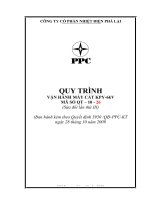 QUY TRÌNH VẬN HÀNH MÁY CẮT KPY6kV