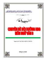 CHUYÊN ĐỀ BỒI DƯỠNG HỌC SINH GIỎI MÔN NGỮ VĂN 8