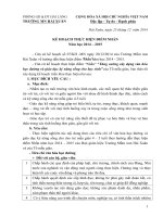 Kế hoạch điểm nhấn tăng cường xây dựng văn hóa học đường và giáo dục kỹ năng sống cho học sinh