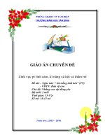 Giáo án nghe hát gà trống thổi kèn 2 tuổi