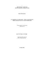 ưu thế riêng của hình thức “nhân vật kế chuyện ” trong truyện ngắn của nguyễn minh châu 
