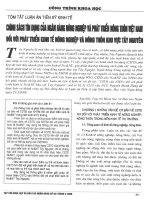 Chính sách tín dụng của ngân hàng nông nghiệp và phát triển nông thôn việt nam đối với phát triển kinh tế nông nghiệp và nông thôn khu vực tây nguyên 