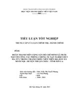 ĐOÀN THANH NIÊN CỘNG sản hồ CHÍ MINH xã MUỔI nọi với CÔNG tác PHÒNG CHỐNG tệ nạn NGHIỆN hút MA túy TRONG THANH THIẾU NIÊN TRÊN địa bàn xã MUỔI nọi   HUYỆN THUẬN CHÂU   TỈNH sơn LA 