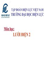 tính toán chế đọ xác lập của lưới điện các phương pháp lặp