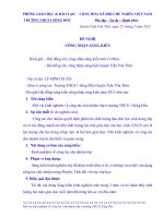 SKKN một vài kinh nghiệm về công tác chủ nhiệm lớp ở trường THCS  i sông đốc 