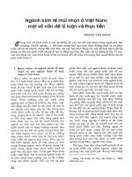 Ngành kinh tế mũi nhọn ở việt nam một số vấn đề lý luận và thực tiễn 