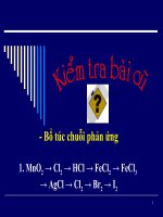 Nhận biết chất