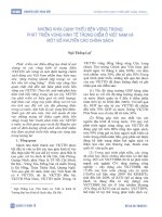 Những khía cạnh thiếu bền vững trong phát triển vùng kinh tế trọng điểm ở việt nam và một số khuyến cáo chính sách 