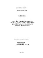 Phân tíđi các hiệu ứng phi tụyến trong quá trình, tạo xung ánh sáng trắrg bằng sọí quang tinh thể 