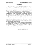 Đoàn thanh niên xã xuân giang  và phát huy bản sắc văn hoá dân tộc 