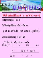 Bài giảng giải tích 12