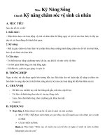 Kỹ năng chăm sóc vệ sinh cá nhân của trẻ