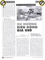 Kinh tế thế giới tháng 9 2009 xu hướng biến động giá USD   những nguy cơ và rủi ro tiềm ẩn 