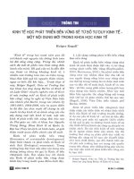 Kinh tế học phát triển bền vững sẽ từ bỏ tư duy kinh tế   một nội dung mới trong khoa học kinh tế 