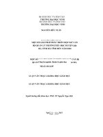 Một số giải pháp phát triển đội ngũ cán bộ quản lý trường tiểu học huyện lộc hà, tỉnh hà tĩnh đến năm 2020 