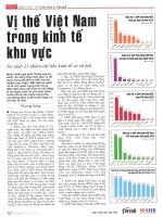 Vị thế việt nam trong kinh tế khu vực 