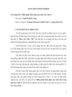 SKKN biện pháp khắc phục học sinh yếu ở lớp 3