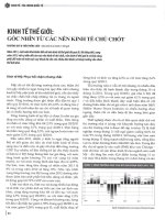 Kinh tế thế giới góc nhìn từ các nền kinh tế chủ chốt 