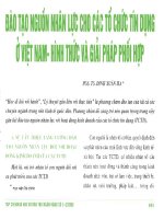 Đào tạo nguồn nhân lực cho các tổ chức tín dụng ở việt nam   hình thức và giải pháp phối hợp 