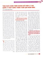 Từng bước hoàn thiện khuôn khổ pháp lý cho quản lý hoạt động thanh toán qua ngân hàng 