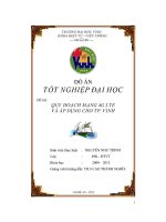 Quy hoạch mạng 4g LTE và áp dụng cho TP vinh 