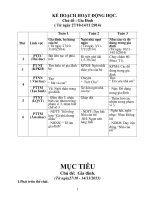 Giáo án gia đình và họ hàng của bé