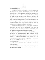 Thành phần loài thực vật lớp ngọc lan (magnoliopsida) ở khu vực thác kèm, vườn quốc gia pù mát, tỉnh nghệ an 