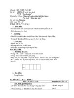 Giáo án thể chất mầm non