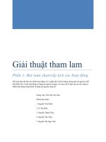 Giải thuật tham lam