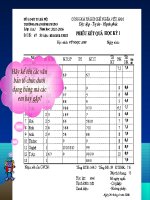 Làm việc với bảng trong văn bản