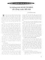 Tư tưởng kinh tế hồ chí minh với công cuộc đổi mới 