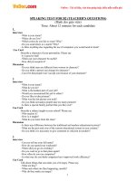 Tổng hợp đề thi nói Tiếng Anh B2 (FCE)