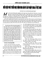 Điều kiện phát triển hoạt động mua bán và sáp nhập ( ma) ở việt nam 