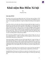 Khái niệm bảo hiểm xã hội (1) 