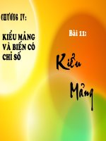Bài 13  kiểu mảng một chiều
