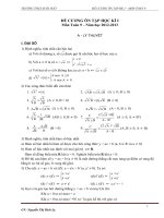 Đề cương ôn tập HKI Toán 9 năm học 2015  2016